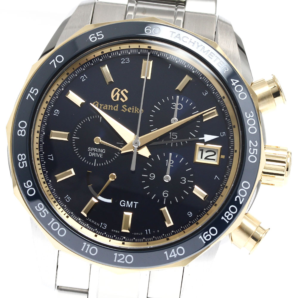 セイコー SEIKO SBGC242/9R86-0AL0 スポーツコレクション クロノグラフ パワーリザーブ スプリングドライブ メンズ 良品 _898119【中古】