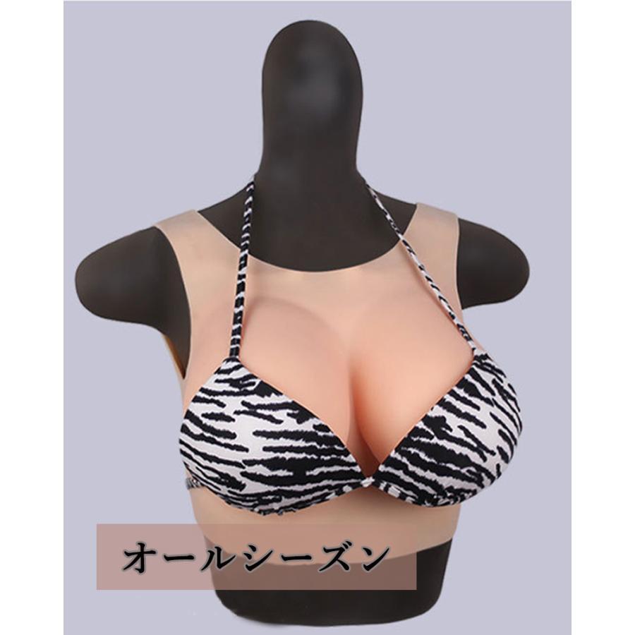 コスプレ 人工乳房 B-Gカップ 偽乳 おっぱい 女装 上半身 変装用