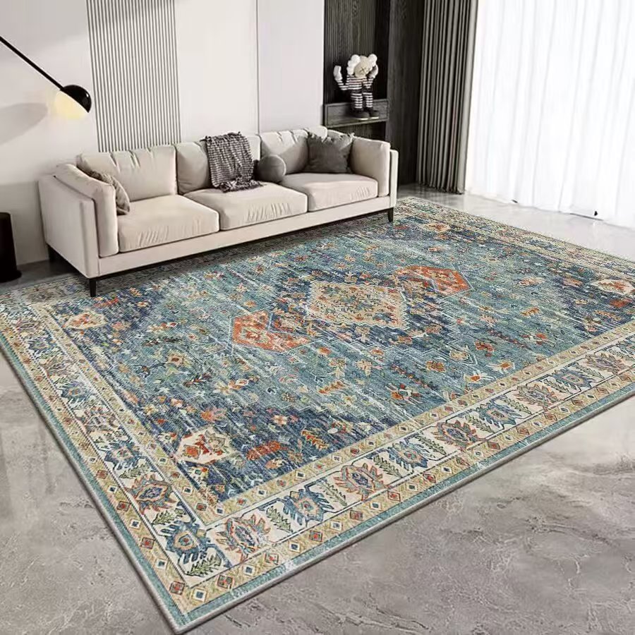 外国貿易リビングルームカーペットソファティーテーブルブランケット家庭用ベッドサイドブランケットアメリカンライトレトロエスニックスタイルのカスタマイズ