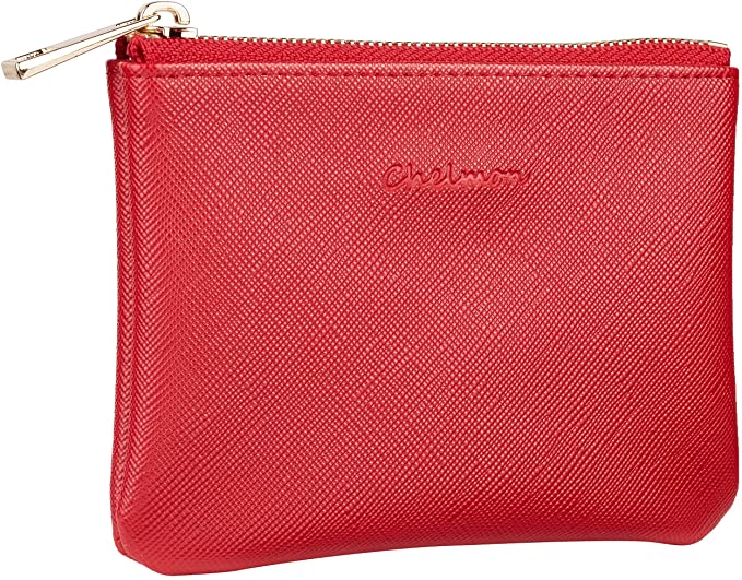 男性用ファスナー付きチェルモンビーガンレザー小銭入れポーチ小銭入れ女性用#005 4,562円