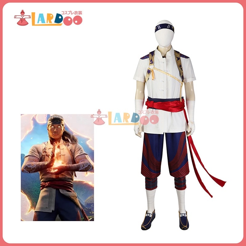 【工場直販 品質保証】 モータルコンバット Mortal Kombat シリーズ1 リュウ・カン（Liu Kang）/ 劉鋼 コスチューム コスプレ衣装/靴