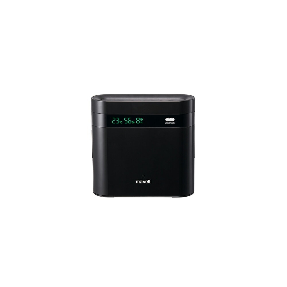 maxell マクセル OZONEO 「オゾネオ」 オゾン 除菌 消臭器 温湿度計付きDAE280 ブラック MXAP-DAE280BK オゾネオ オゾン消臭 ウイルス ウイルス対策 ウイルス除去 除
