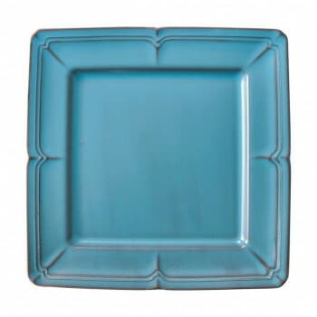 光洋陶器 ラフィネ アンティークブルー 27.5cmスクエアープレート 15987061