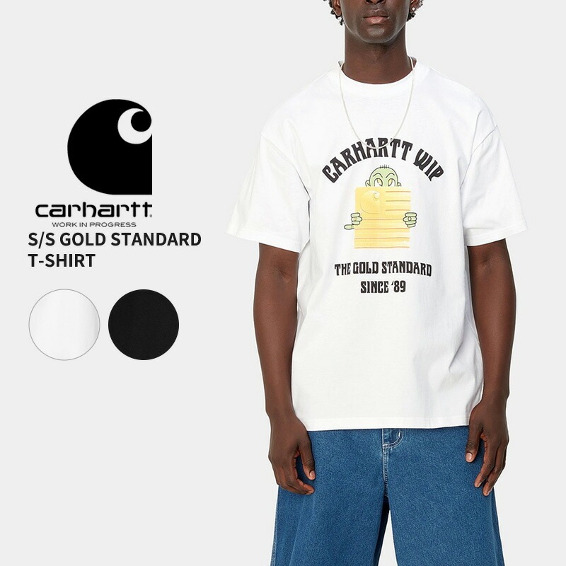 カーハート ダブリューアイピー 半袖 Tシャツ メンズ Carhartt WIP S S GOLD STANDARD T-SHIRT i033250 カットソー トップス tシャツ 7,013円