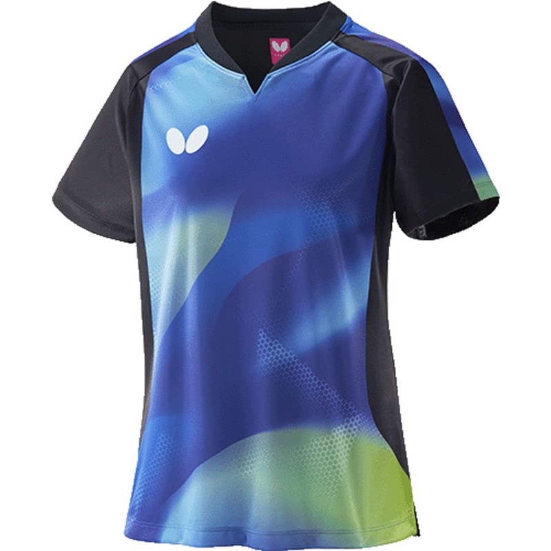 グレスリーシャツレディース 卓球ゲームシャツ (46329-183)