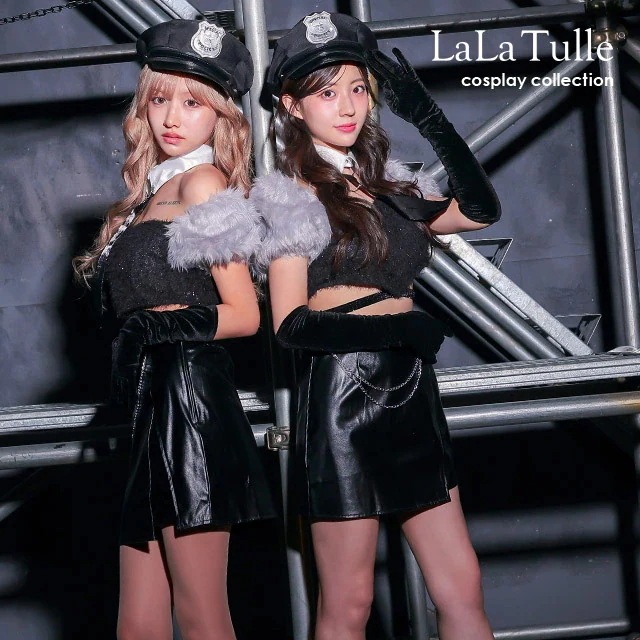 ハロウィンコスプレ ポリス 警察官 コスプレ 手錠 仮装 8点セット Mサイズ 警官 警察 キャバ キャバ嬢 レディース コスチューム セクシー ふわふわ レザー エロ 過激 ハロウィン