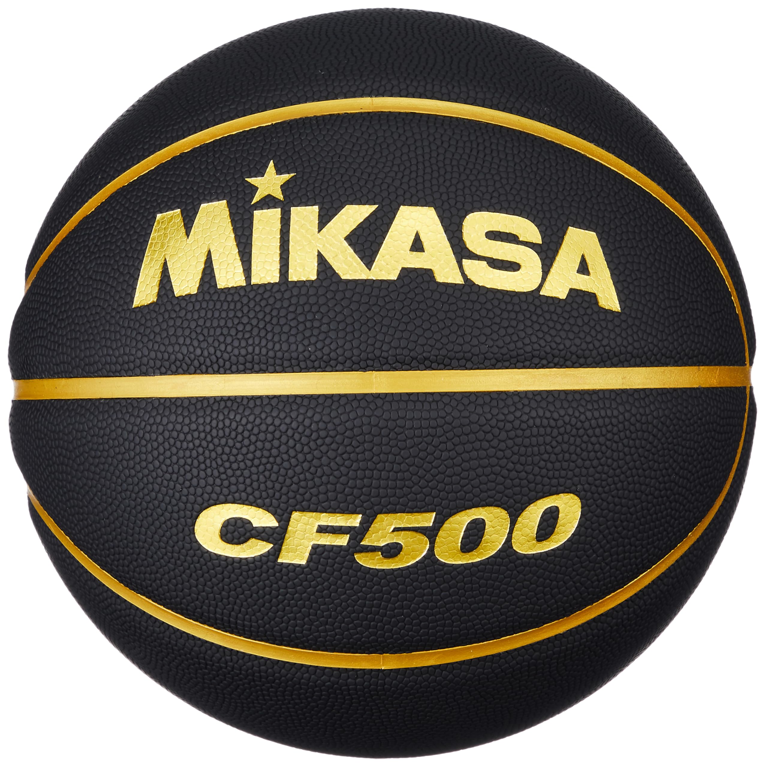ミカサ(MIKASA)バスケットボール5号 人工皮革 ブラック/ゴールド CF500-BKGL 推奨内圧0.490~0.630(kgf/)