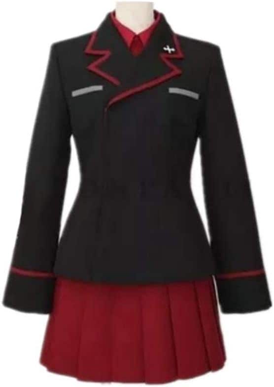 ガールズ&パンツァー 黒森峰 女学園 西住 まほ 帽子付きコスプレ衣装