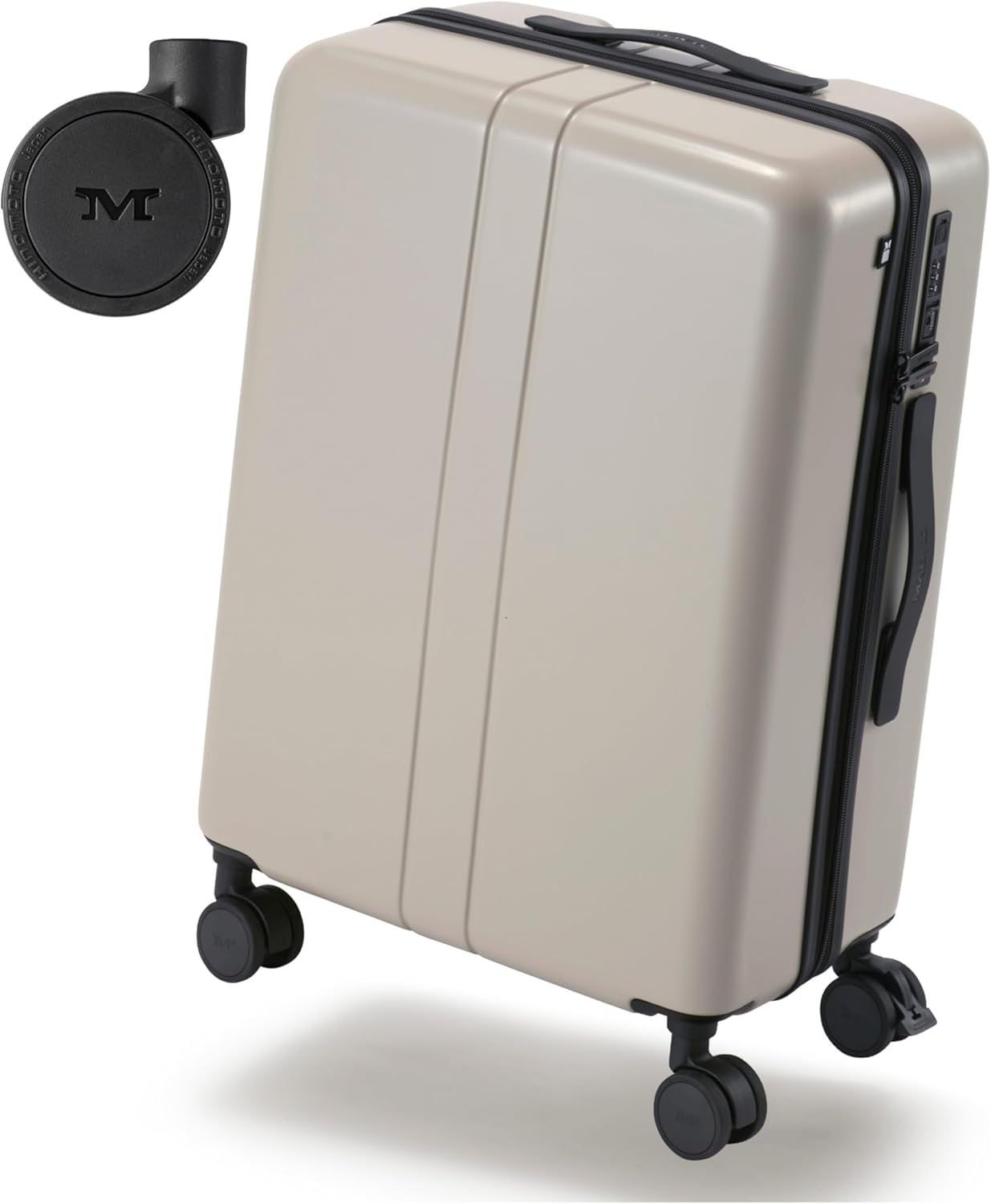 キャリーケース Lサイズ 日本メーカー 【超軽量＆スムーズ走行で移動がラクラク】 静音キャスター 軽量 約4.2kg 大容量 95L ストッパー 付き キャリーバッグ HINOMOTO スーツケース