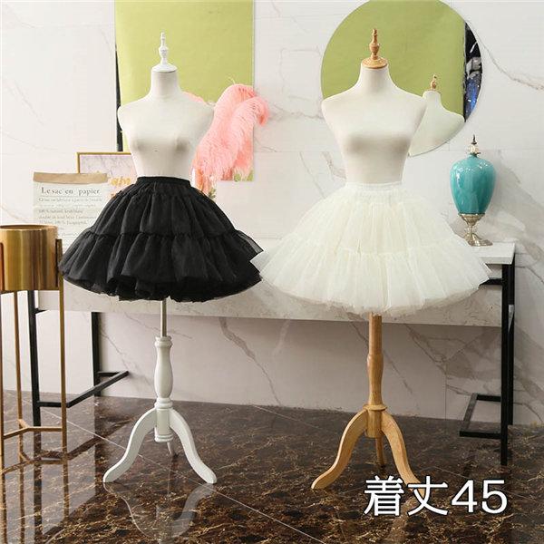 【人気製品 急速出荷】 パニエ ウエディングドレス スカート ボリューム ワイヤー無し 普段使いゴスロリ ソフトチュール コスチューム ボリューム ゴムイン生地