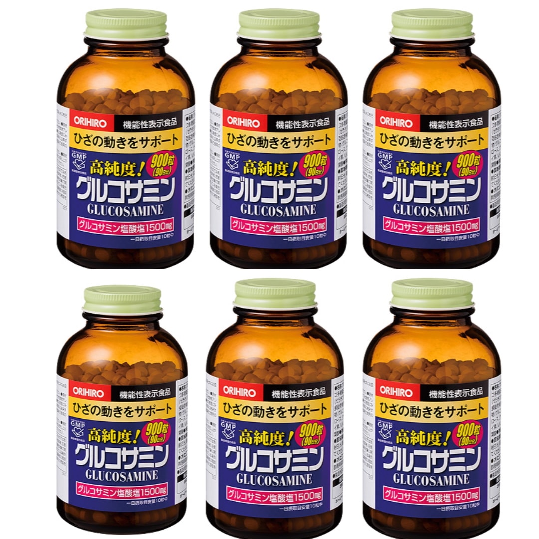 高純度 グルコサミン粒 900粒（90日分） 6個セットグルコサミン配合