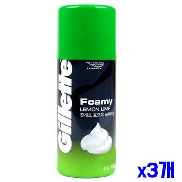 XBK7JK46_48 シェービングフォーム ポオミ レモンライム 175g x3個