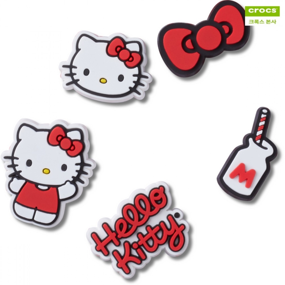 クロックスガレリアクロックスハローキティ 5個セットギビッツセット 10012664