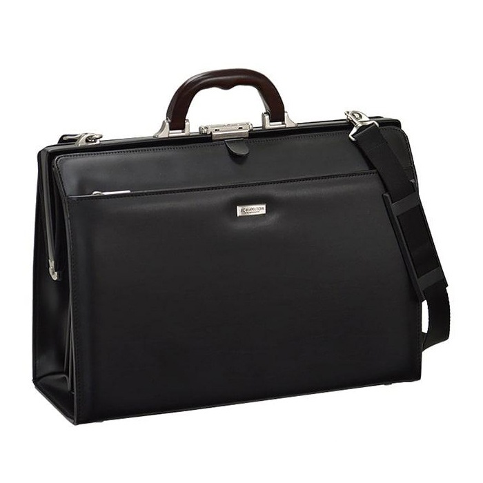 ビジネスバッグ メンズ 22306 木製ハンドル 仕分けのし易い 牛革 ダレス 通勤 通学 a4 ファイル マチ幅広め 撥水 軽量 17,360円