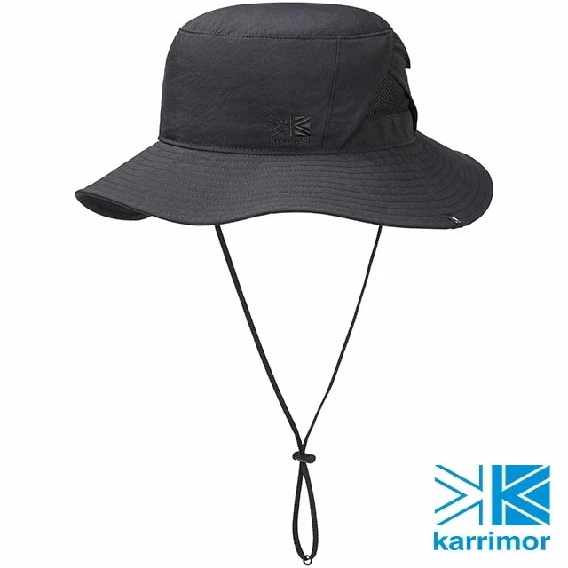 フローハット [200142-9000] flow hat メンズレディース 帽子 アウトドア 撥水 UVケア 抗菌防臭 Black
