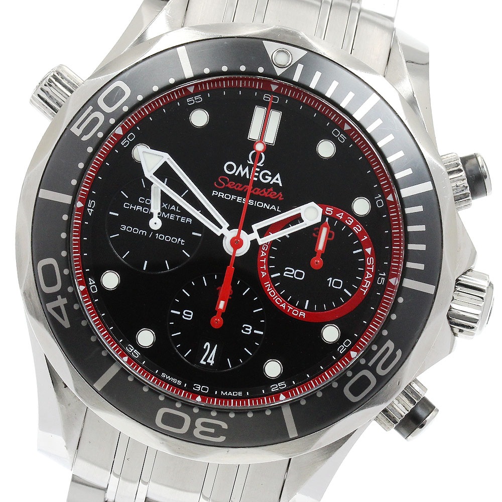 オメガ OMEGA 212.32.44.50.01.001 シーマスタープロダイバー300 ETNZリミテッド クロノグラフ 自動巻き メンズ 箱付き_896045【中古】