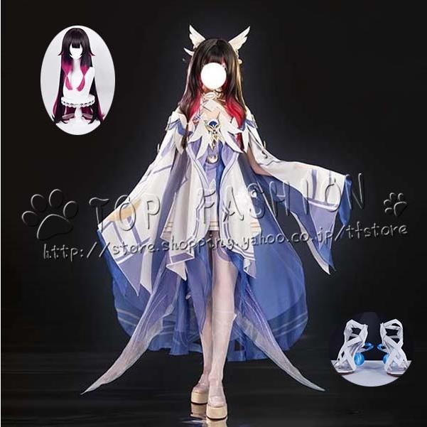 【工場直売 品質保証】原神 げんしん genshin 風 少女 コロンビーナ コスプレ衣装 ウィッグ 靴 コスチューム ハロウィン クリスマス