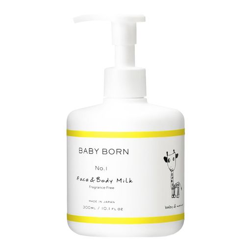 BABY BORN ベビーボーン フェイス&ボディミルク 乳液 無香料 東原亜希