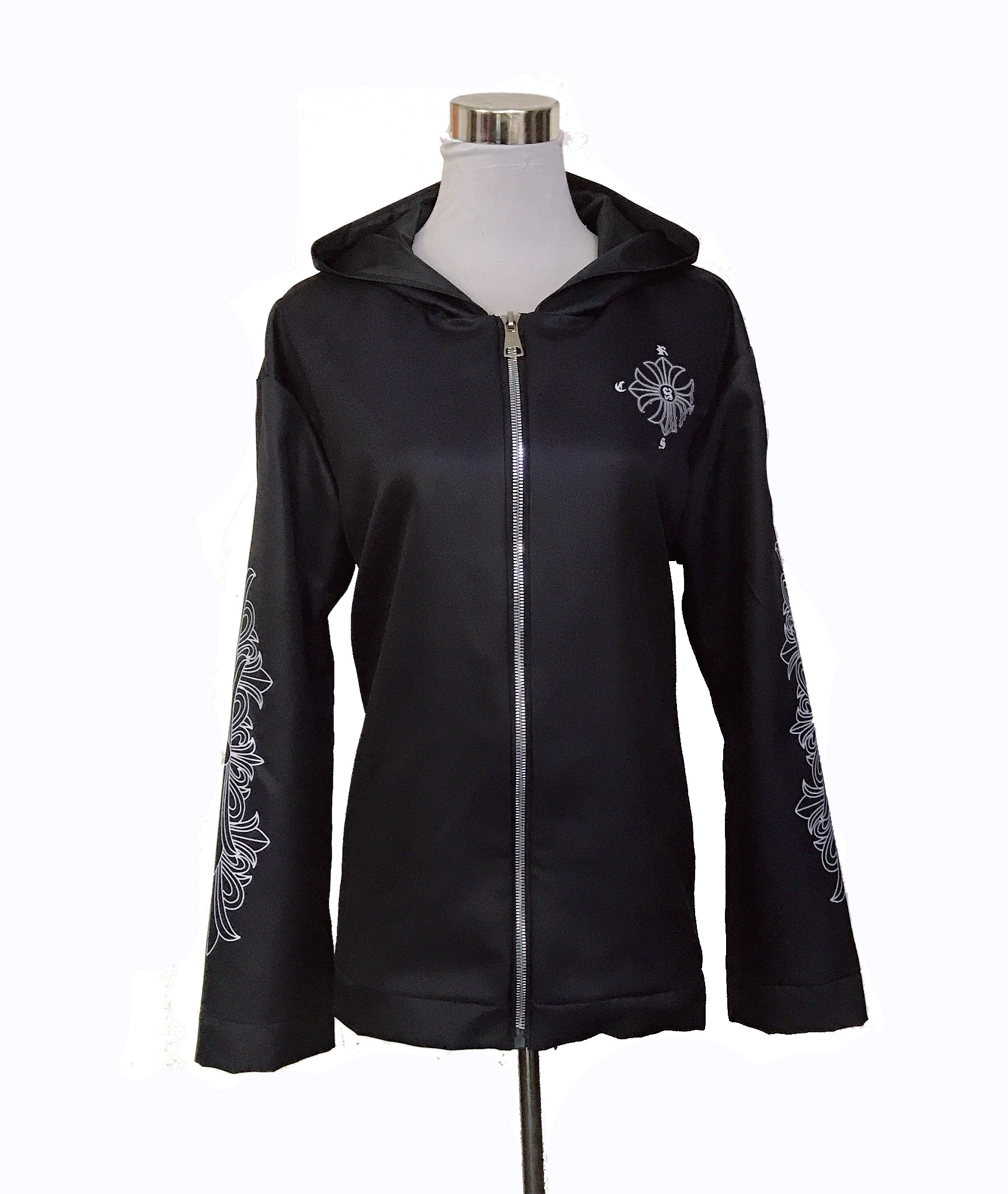 コスプレ衣装 に適合する 氷室京介×クロムハーツパーカー COUNTDOWN LIVE CROSSOVER コスプレS1268黒