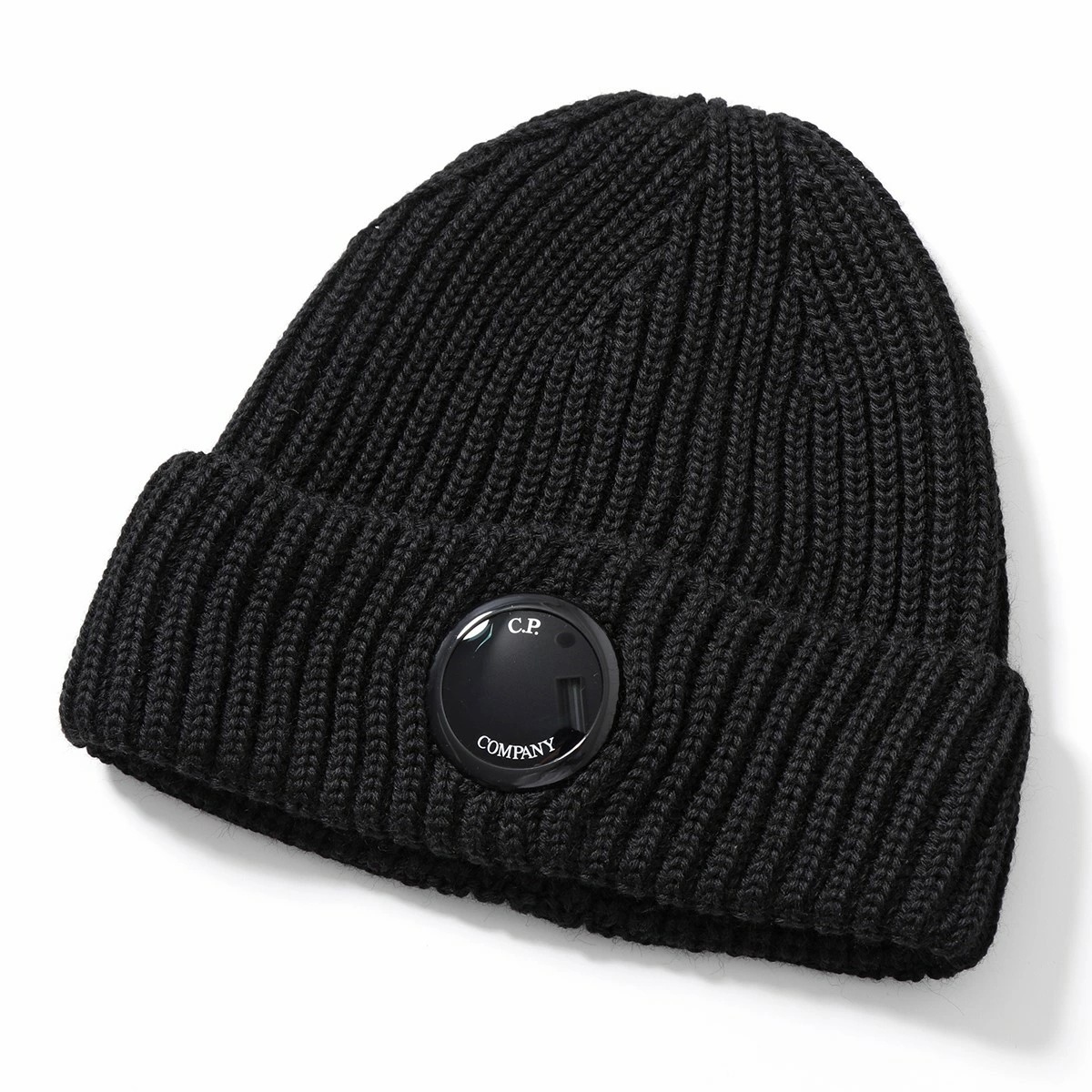C.P.COMPANY シーピーカンパニー ビーニー Extra Fine Merino Wool Beanie 17CMAC272A 005509A メンズ ニット帽 リブ ウール ニットキャップ