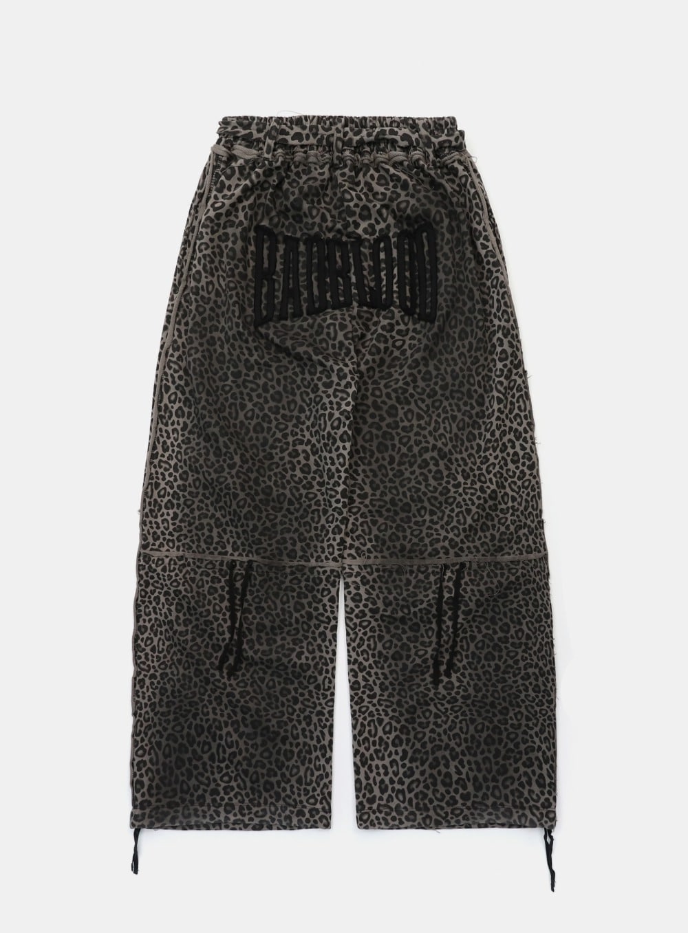【BADBLOOD】 LOW EDGE CONVEX JOGGER : BLACK LEOPARD