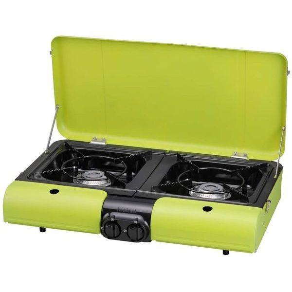 Iwatani テーブルトップ カセットガス CB-TBG-2 BBQコンロ フラットツインS CB-TBG-2 カセットボンベ式