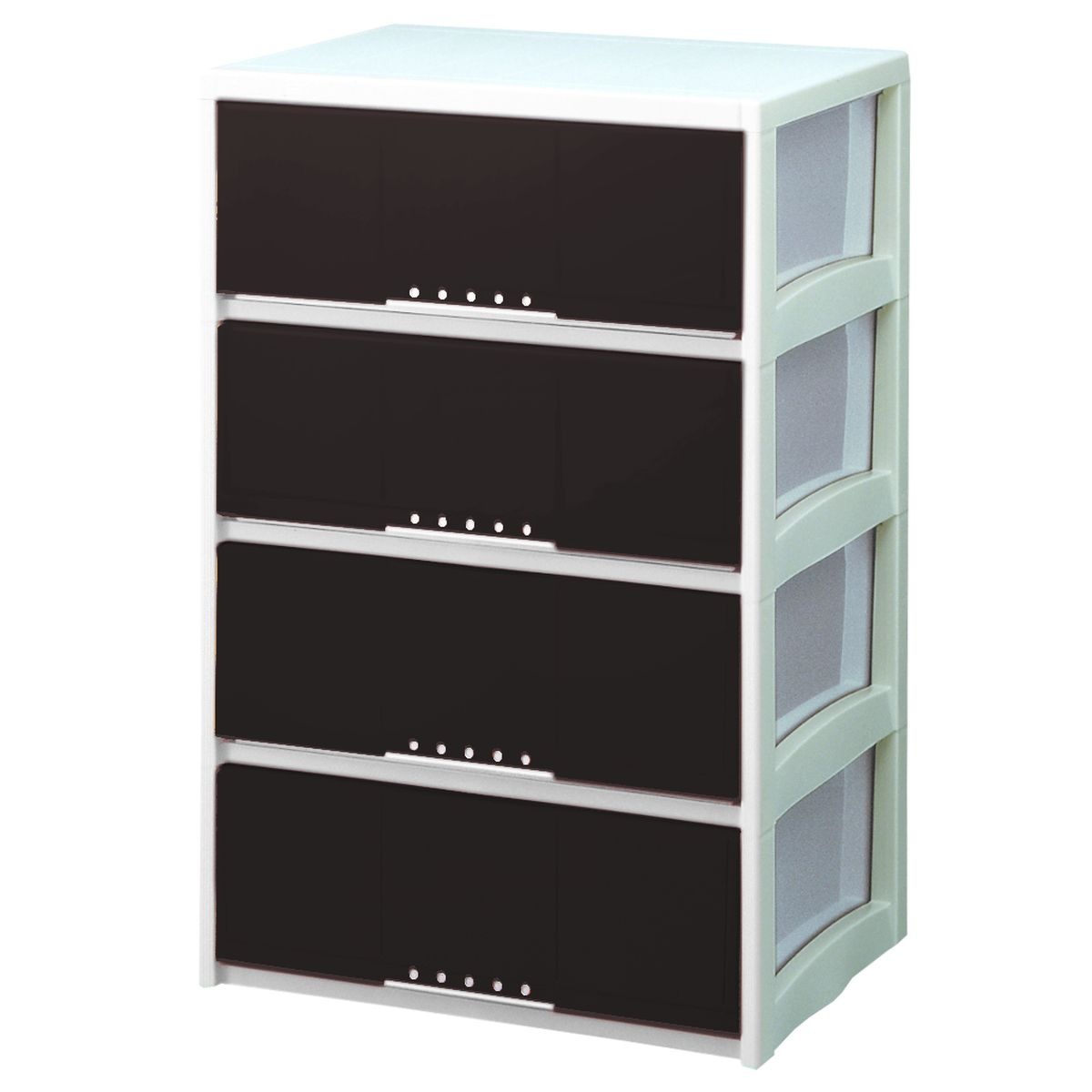 天馬 L6004ブラウン プロフィックス ルームケース　4段 幅60cm（ブラウン） L6004ブラウン