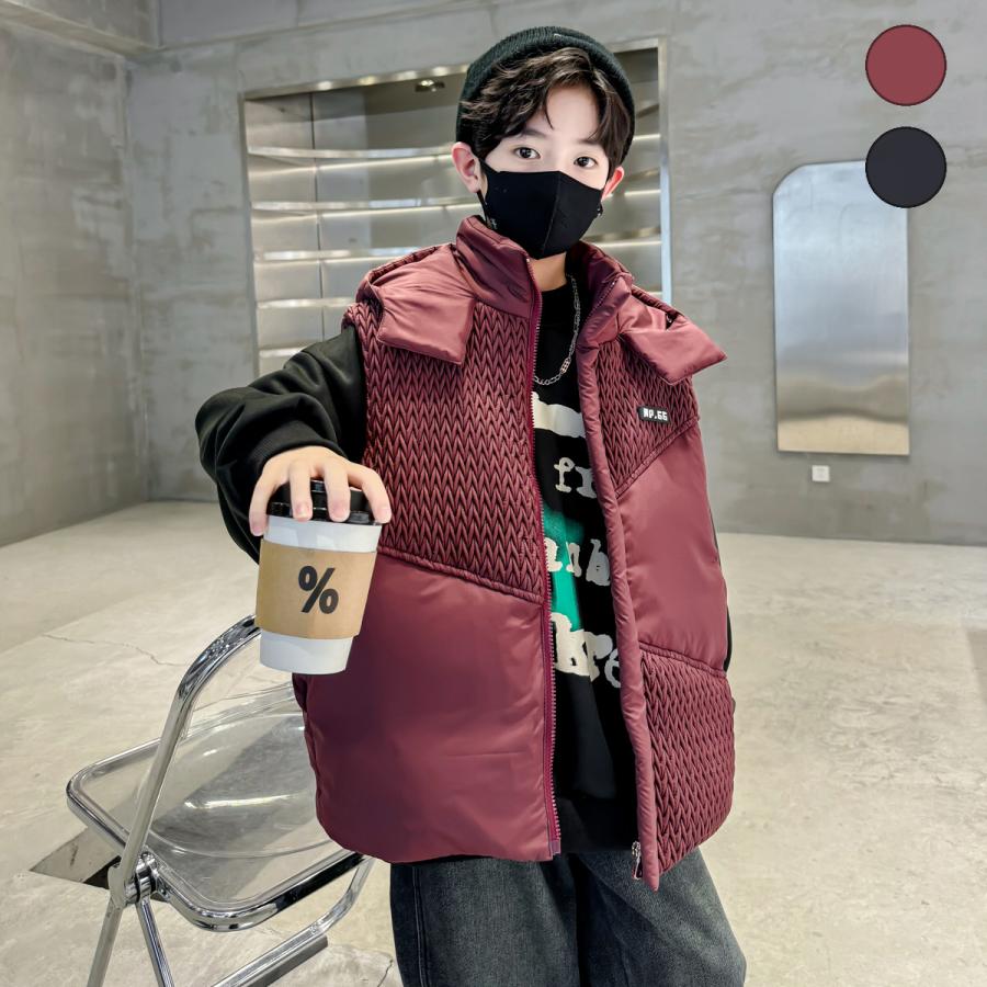 ダウンベスト 子供 ファッション アウター ダウン ベスト インナーダウン 防寒 ゆたり 子供服 キッズ ベビー 防寒 アウター 暖かい 秋 冬 ブラック レッド