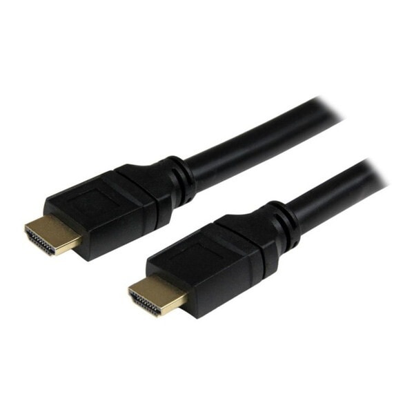 StarTech HDPMM50 ブラック [HDMI 1.4 ケーブル (15.2m/4K30Hz/イーサネット対応/ハイスピードHDMI/プレナム定格/オスオス)] メーカー直送