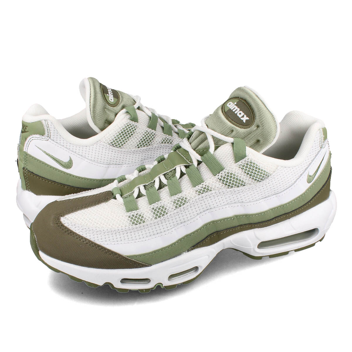 NIKE AIR MAX 95 OLIVE/WHITE/KHAKI