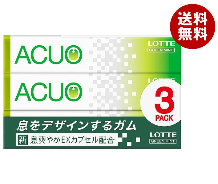 ロッテ ACUO(アクオ) グリーンミント 3P＊10個入＊(2ケース)