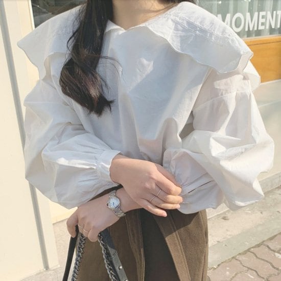 シャツブラウス レディース フリル 大きいサイズ パフスリーブ きれいめ 長袖 トップス シャツブラウス レディース フリル 大きいサイズ パフスリーブ きれいめ 長袖 トップス