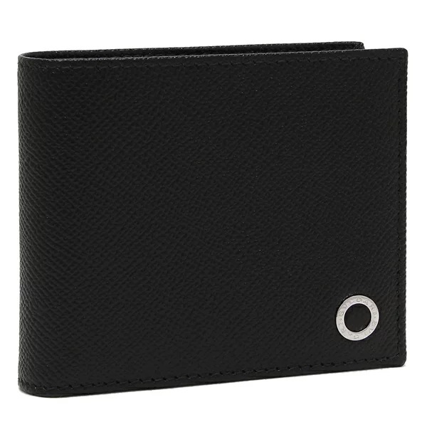 二つ折り財布 ブラック ブルー メンズ 280287