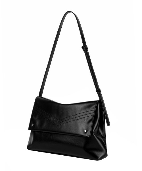 Letter Shoulder Cross-Bag [BLACK]