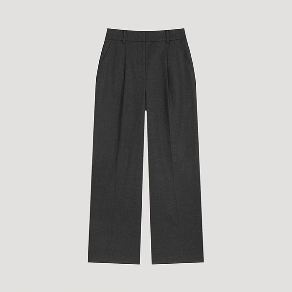 (シーズミス) デイリーワンタックストレートパンツ_swwslo42010_DG