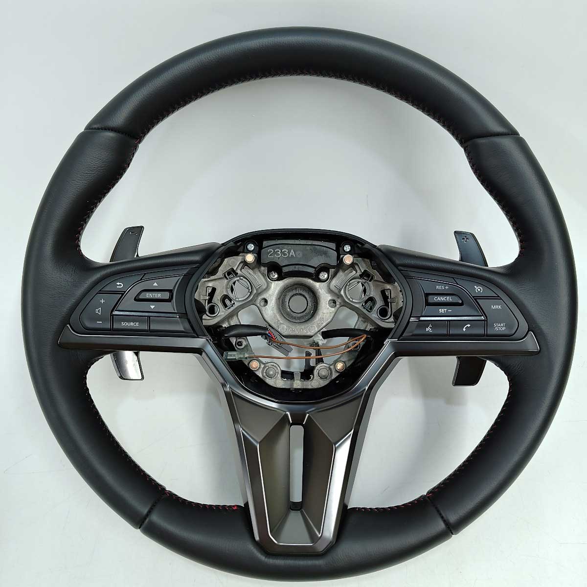 【中古・未使用品】日産 R35 GT-R GTR ステアリング 2024年式 プレミアムエディション 黒革 レッドステッチ NISSAN 純正 新車外し 現行 80,905円