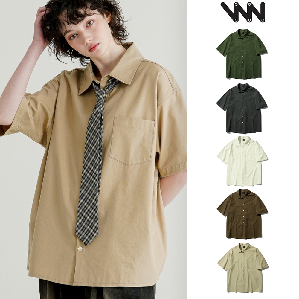 [WV PROJECT] Multi Oxford Short Sleeve Shirt 5,057円