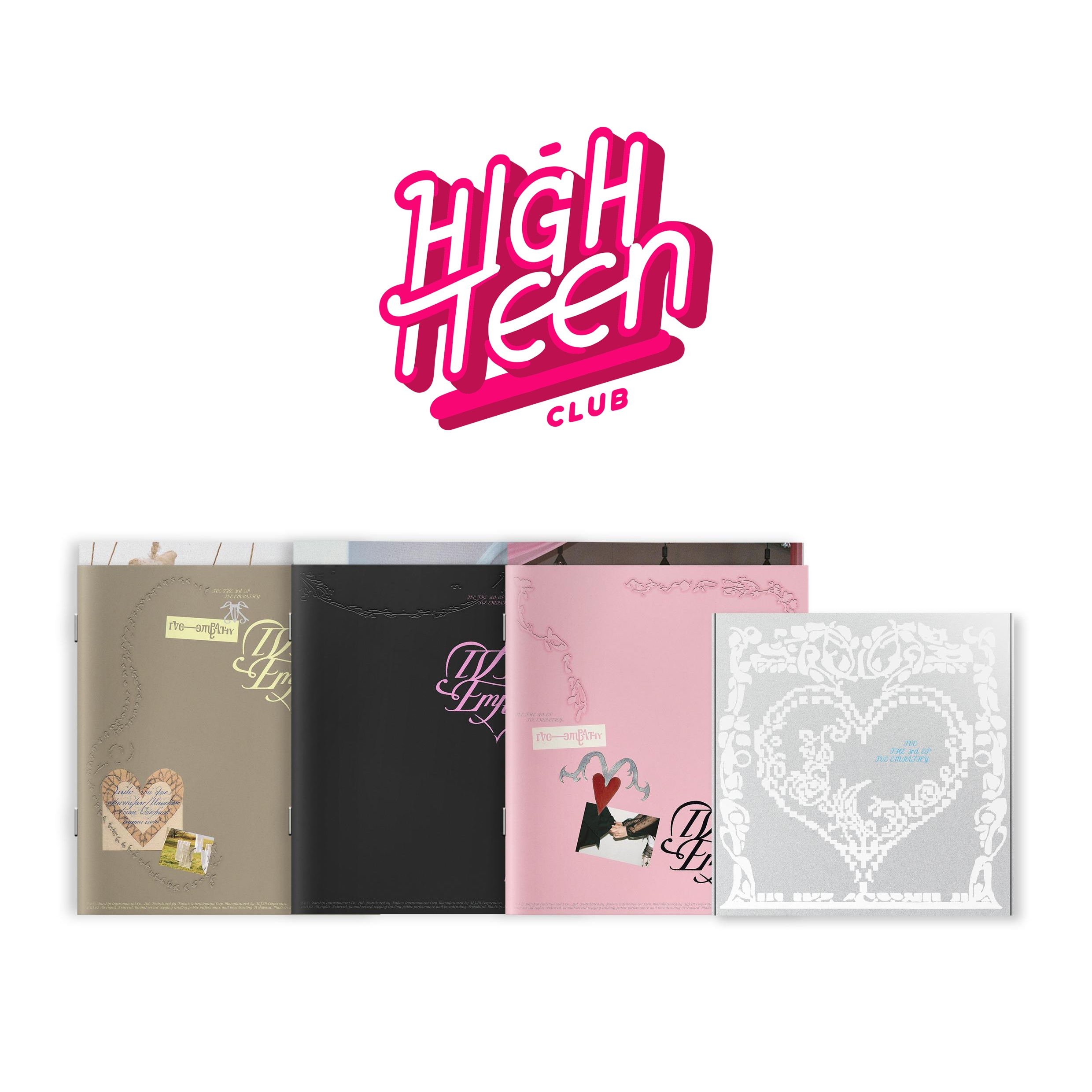 [4種セット] IVE EMPATHY ALBUM (Me, You, And us, LOVED IVE) 3rd EP