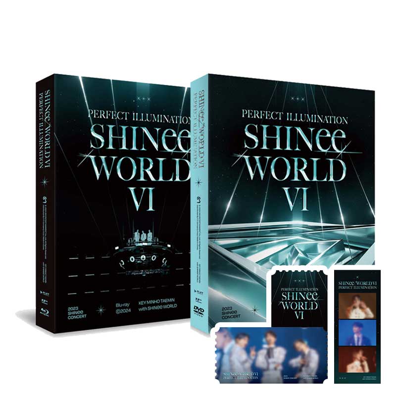 [MEGA] 流通特典 [2種セット] (DVD+Blu-ray) SHINee WORLD VI [PERFECT ILLUMINATION] in SEOUL