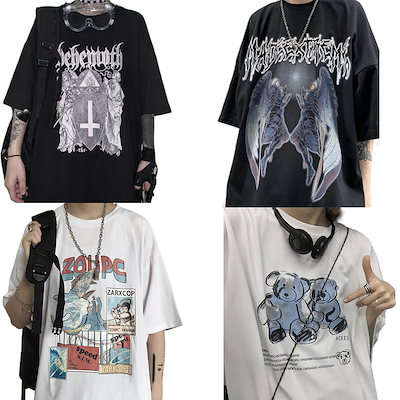 夏服 ゴスロリ Ｔシャツ 病み可愛い ヒップホップ ...のサムネイル