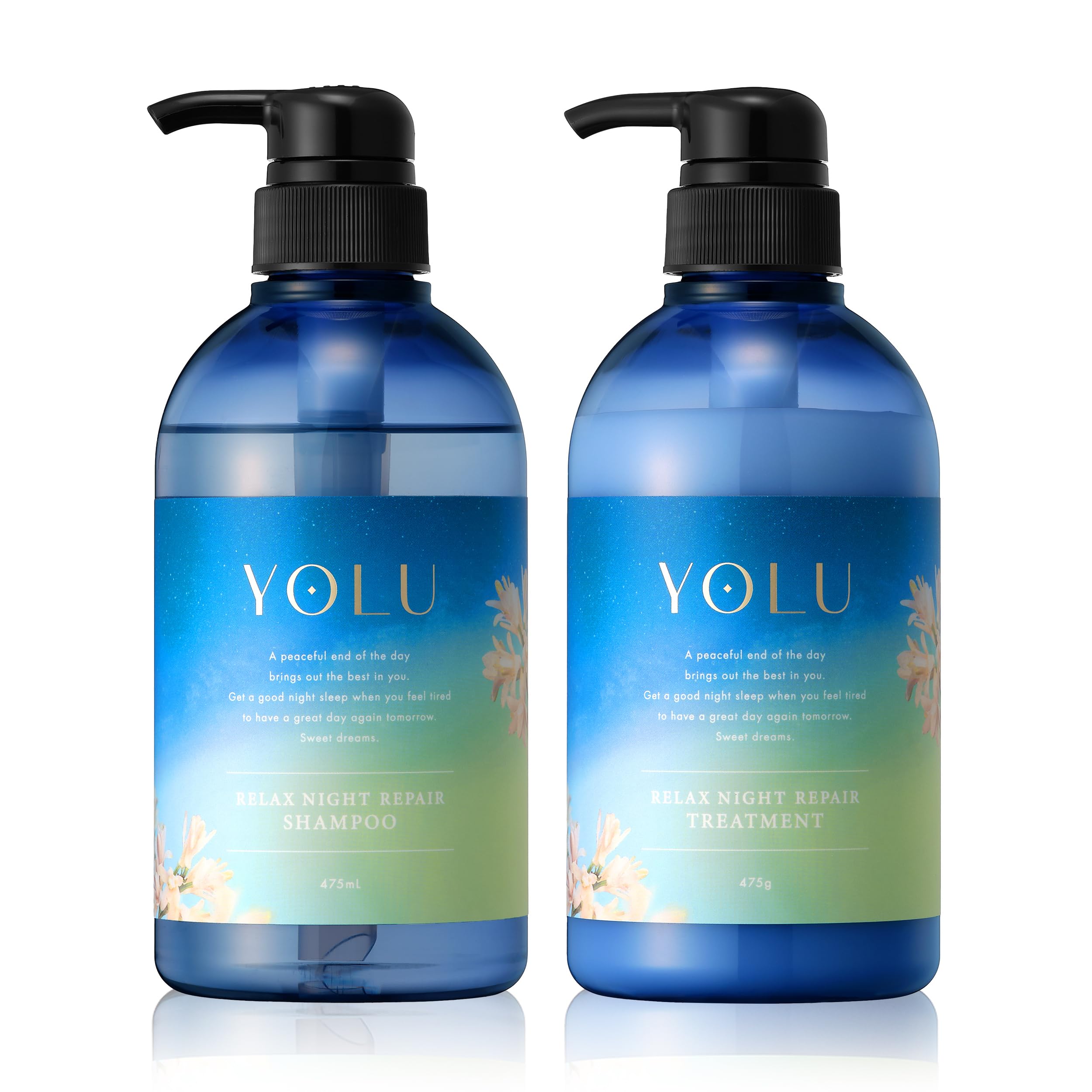 【全国送料無料】 YOLU ヨル シャンプー トリートメント セット リラックスナイトリペア チュベローズ