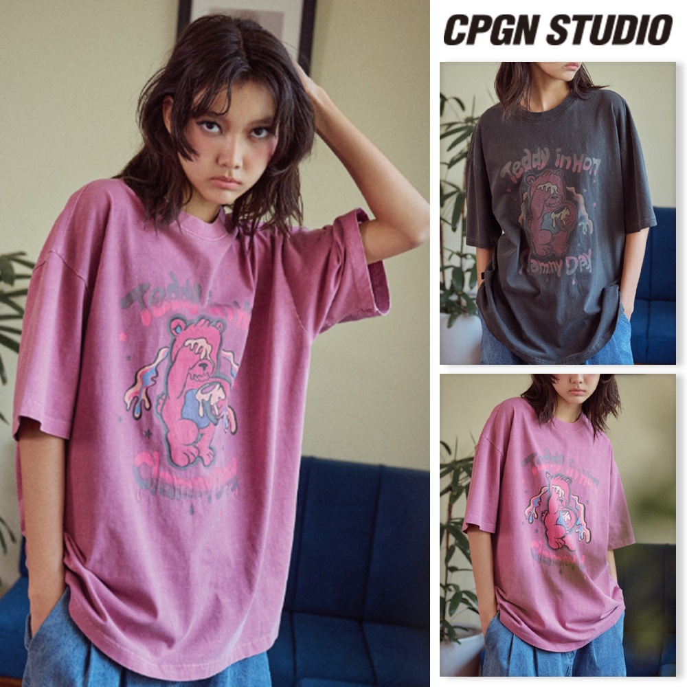 【CPGN STUDIO】 Honey Teddy Pigment Short Sleeve Tee