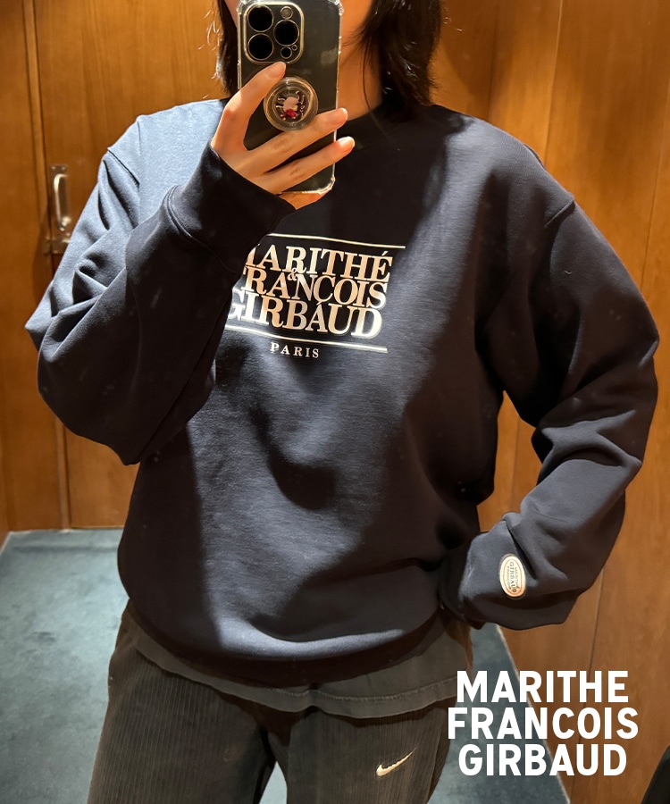 Qoo10 マリテフランソワジルボー クラシックロゴ スウェットシャツ 無地