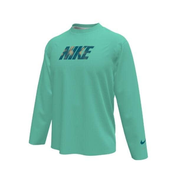 [] NESSF831-468 男児レタリングスプレーブリーチドターク長袖 - 子供用ラッシュガード