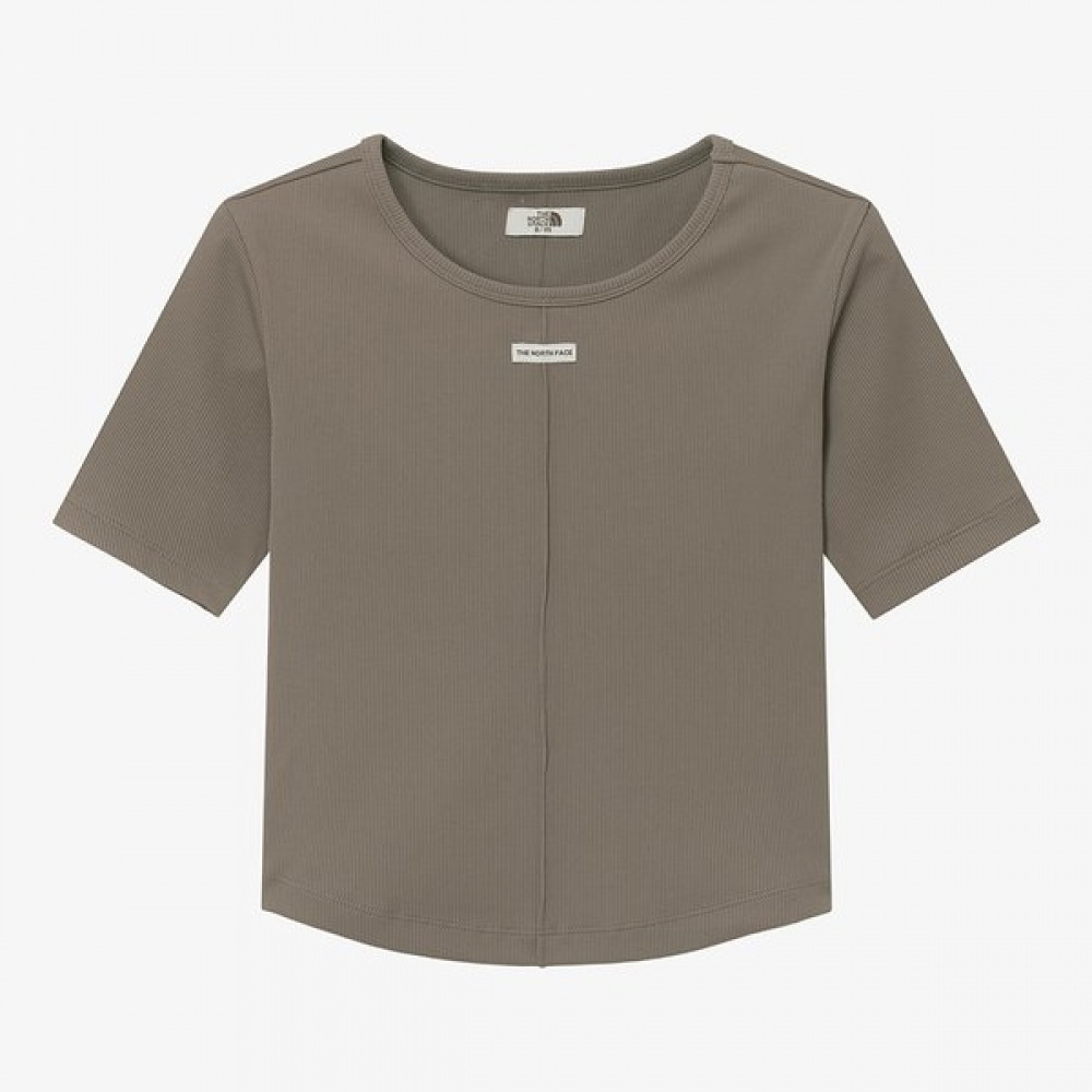 ノースフェイス レディース ソフトウェーブ 半袖 ラウンドティー ベージュ ブラウン NT7UR31K