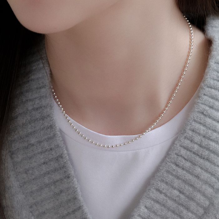 Large Ball Necklace おしゃれ アイドル愛用ブランド 韓国人気 韓国ファッション