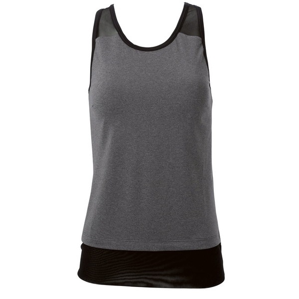 G-FIT エアSTRETCH タンクトップ GF-L980T-HDGL-S ヘザーダークグレー