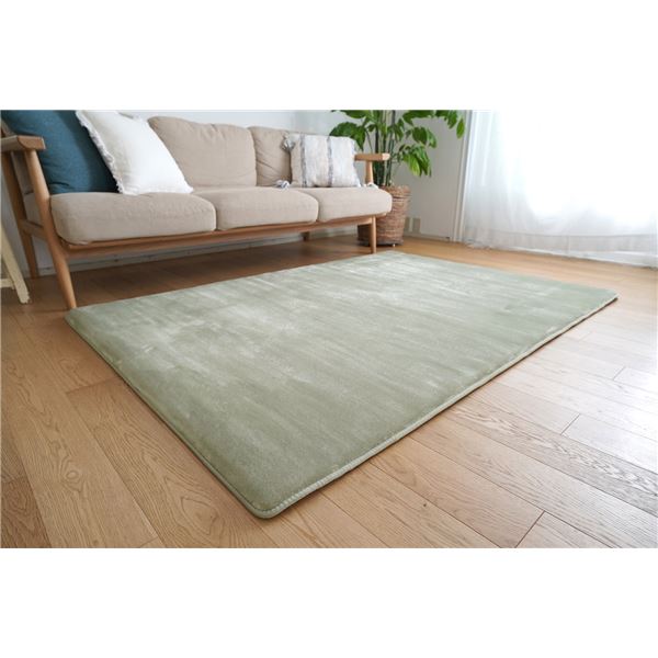 トシシミズ 低反発高反発3層ウレタンフランネルラグ 約幅190×長さ190cm グレージュ |b04 トシシミズ 低反発高反発3層ウレタンフランネルラグ 約幅190×長さ