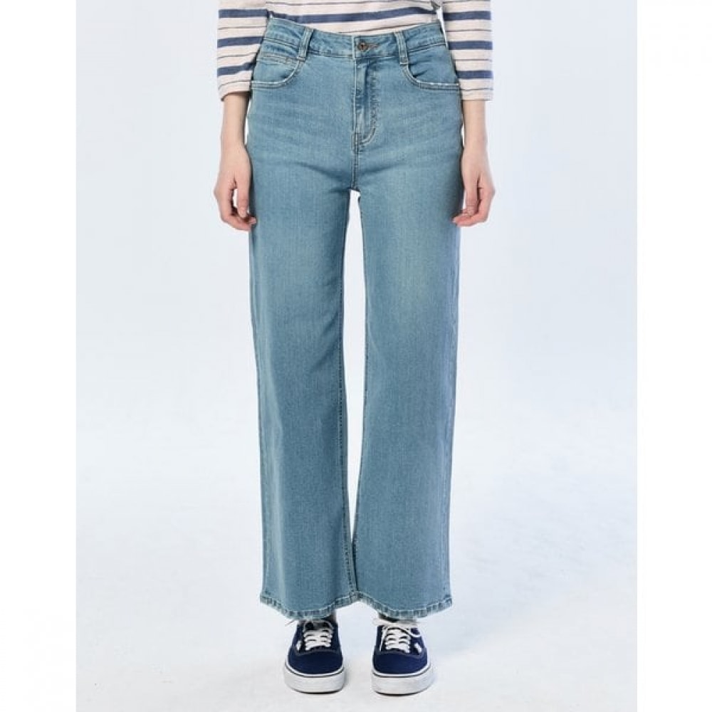 [25SS] [セミワイド] エッセンシャルセミワイドデニムパンツライHSPA5BC85B1