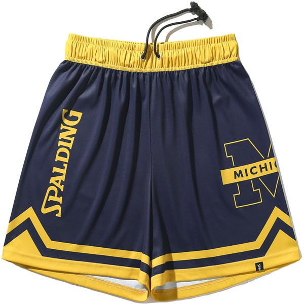 SPALDING スポルディング ジャージーショーツ ミシガン ライン バスケットボール WUPニットハーフ 3／4パ SMP25023M-5400